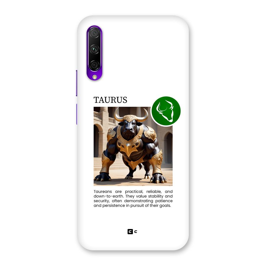 Towering Taurus Back Case for Honor 9X Pro