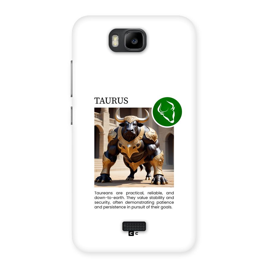 Towering Taurus Back Case for Honor Bee