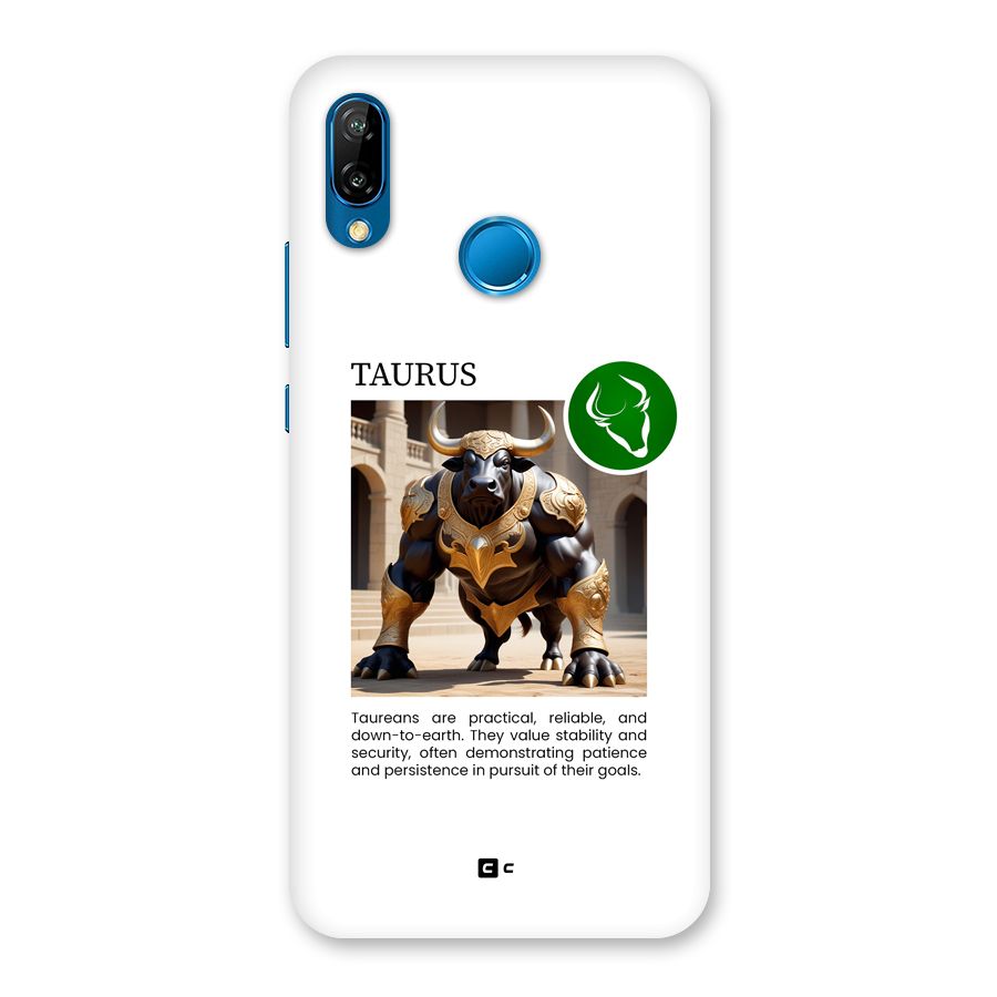 Towering Taurus Back Case for Huawei P20 Lite