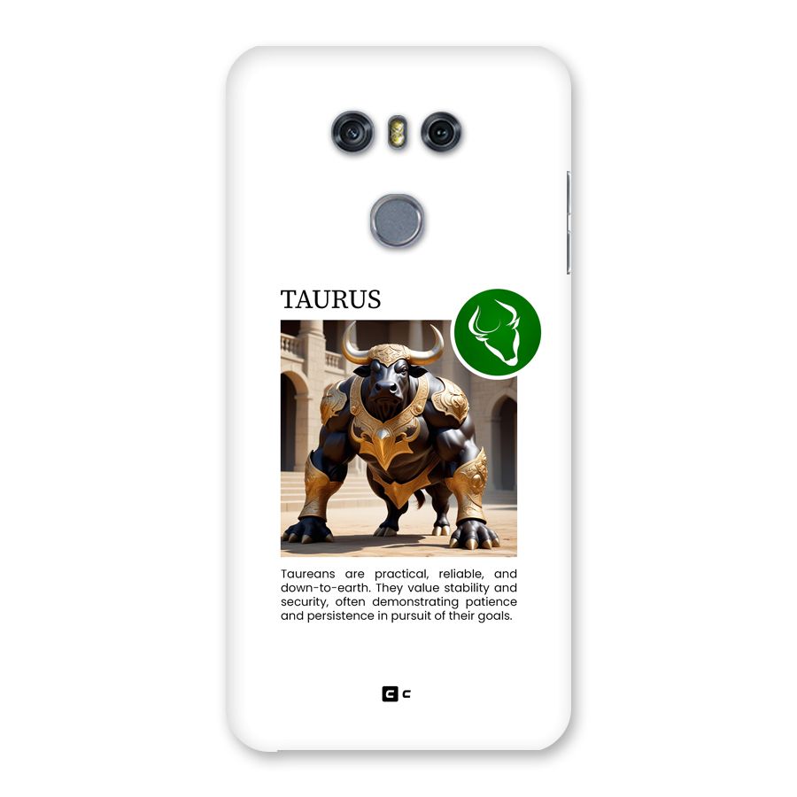 Towering Taurus Back Case for LG G6