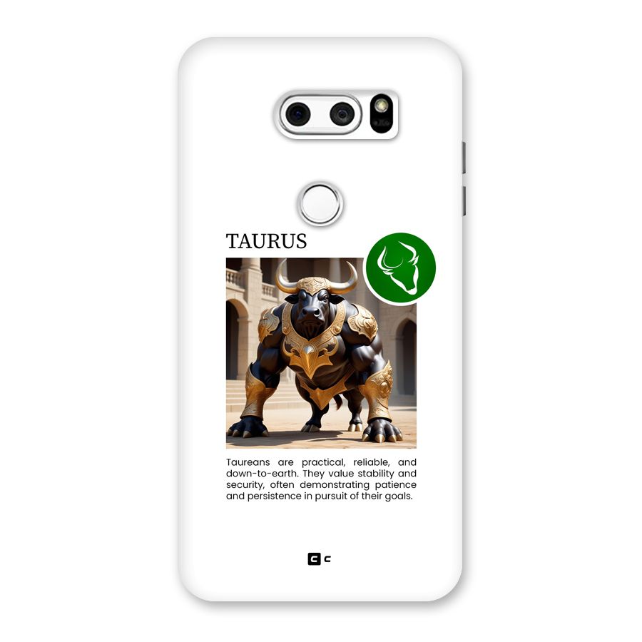 Towering Taurus Back Case for LG V30
