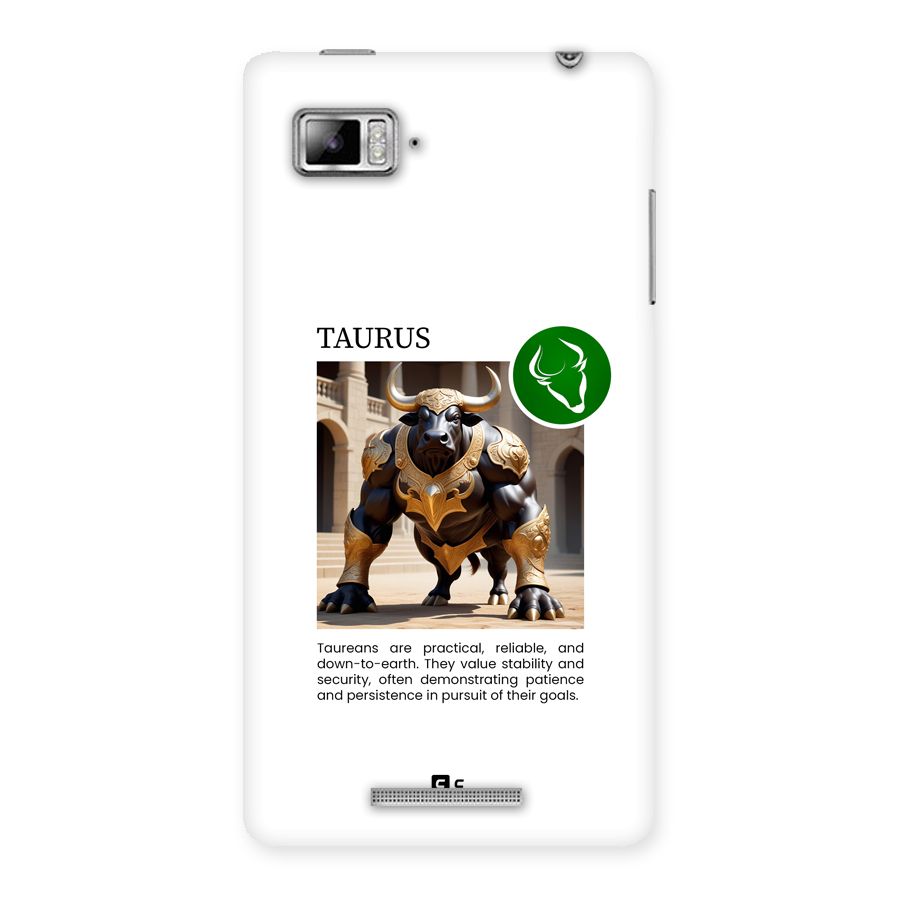 Towering Taurus Back Case for Lenovo Vibe Z K910