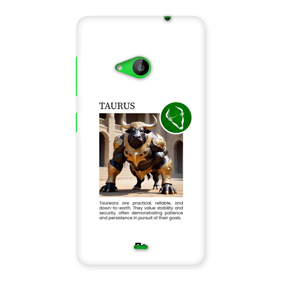 Towering Taurus Back Case for Lumia 535