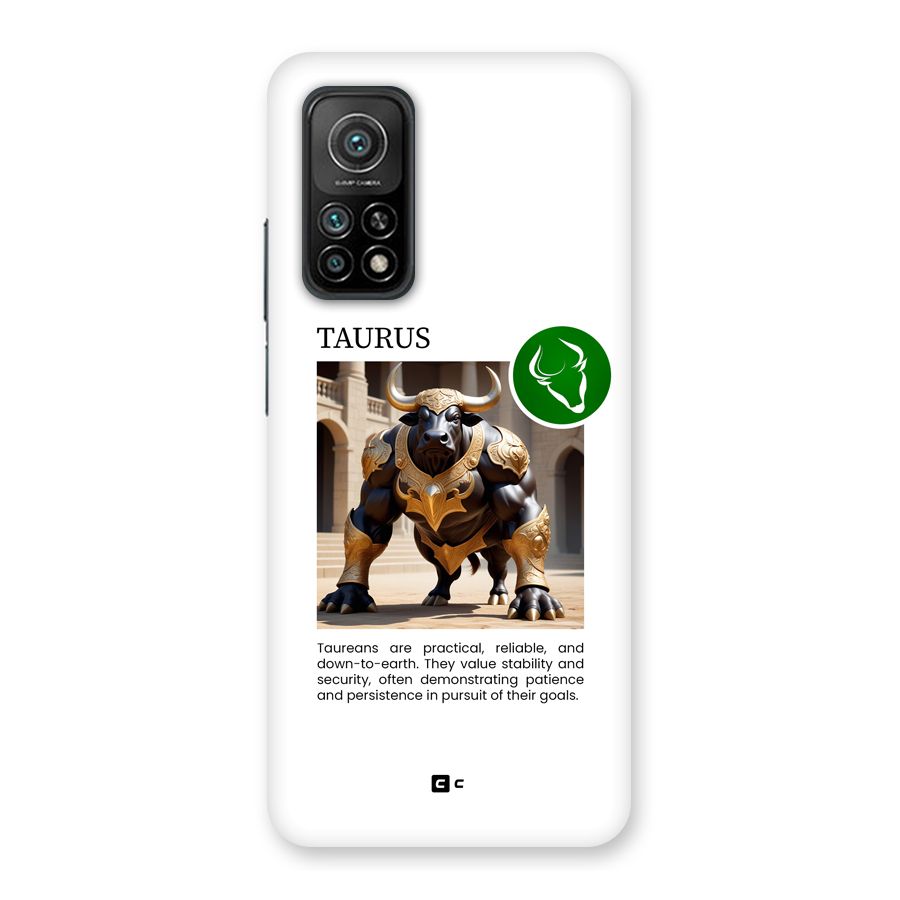 Towering Taurus Back Case for Mi 10T 5G