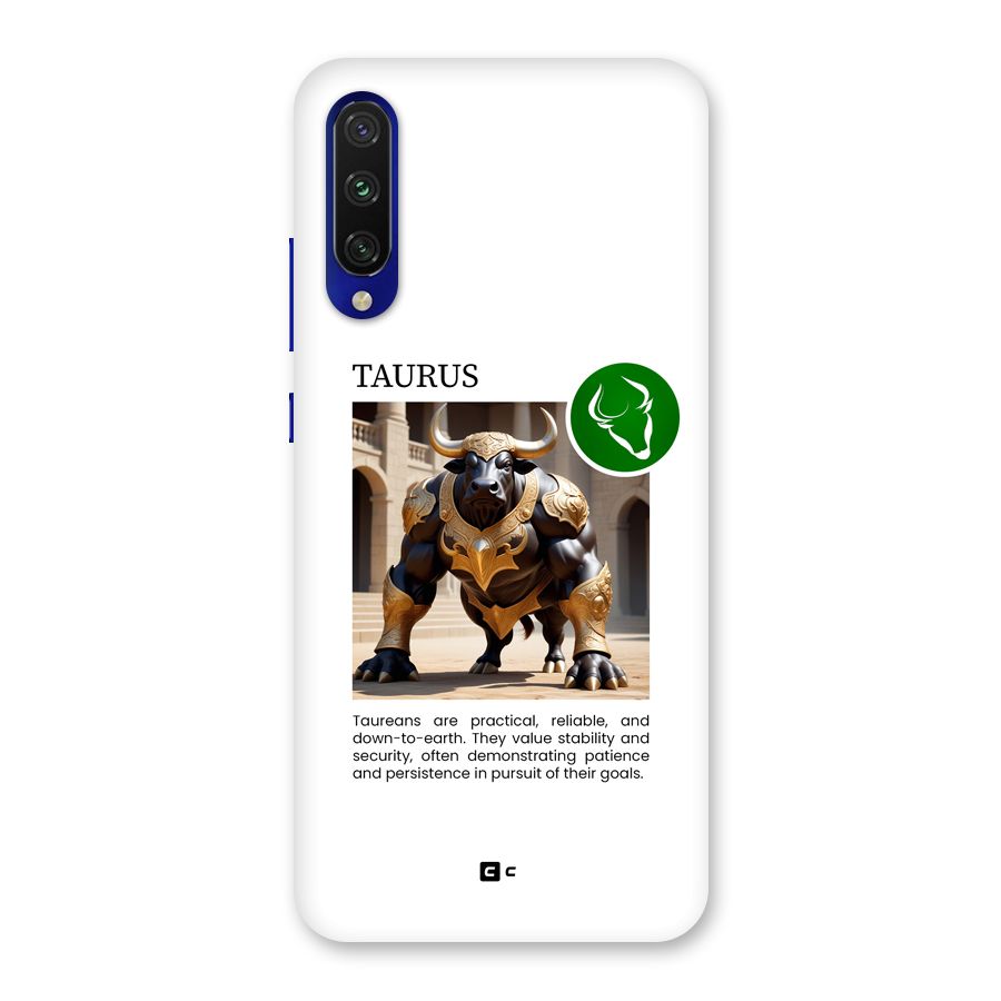 Towering Taurus Back Case for Mi A3