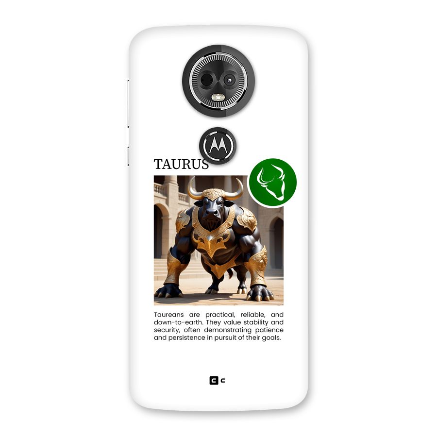 Towering Taurus Back Case for Moto E5 Plus