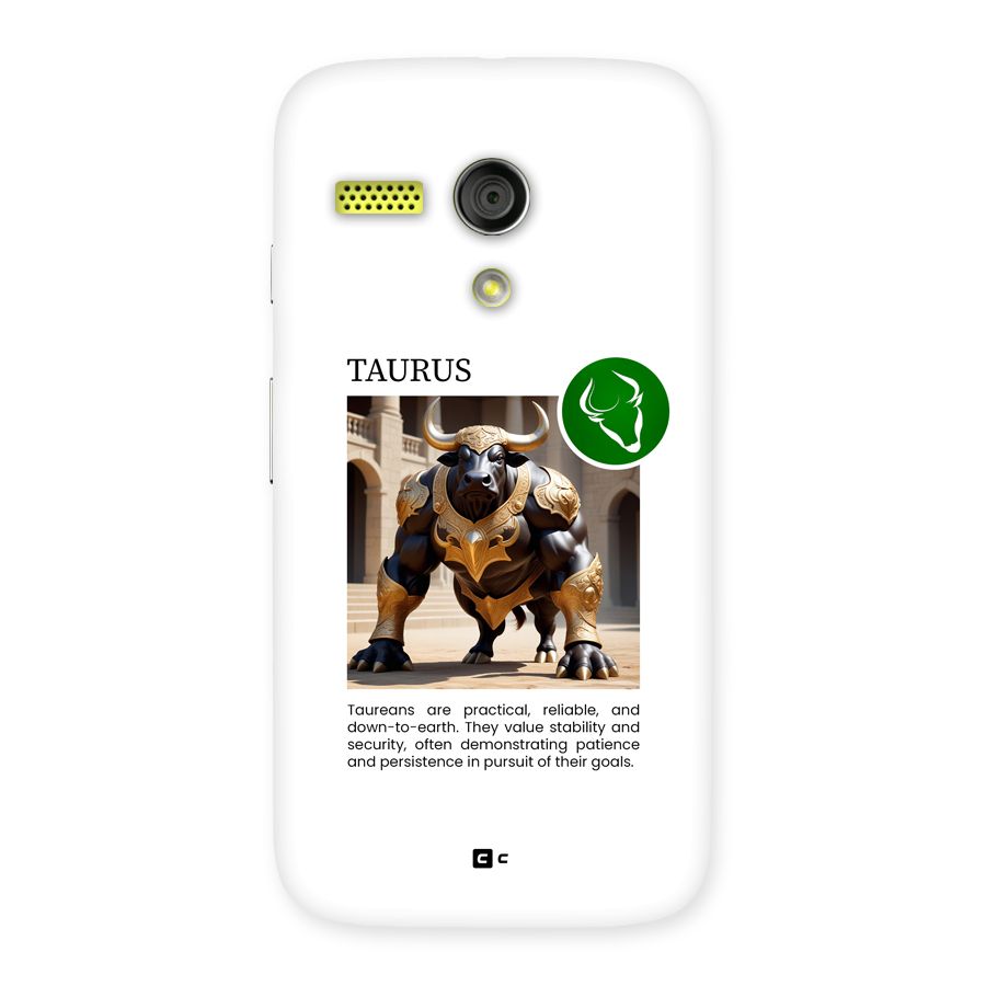 Towering Taurus Back Case for Moto G