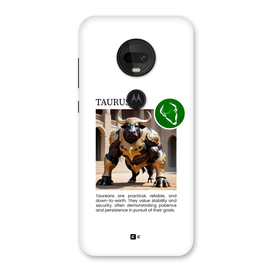 Towering Taurus Back Case for Moto G7