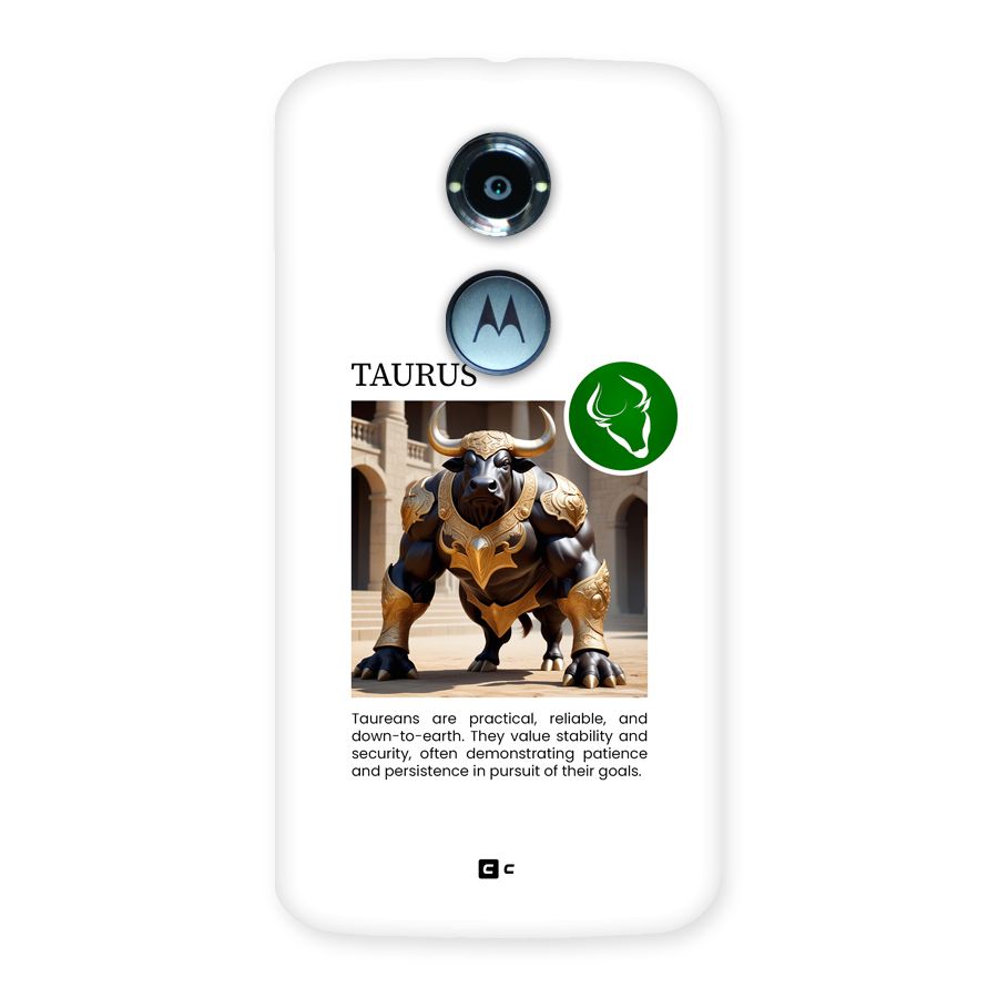 Towering Taurus Back Case for Moto X2