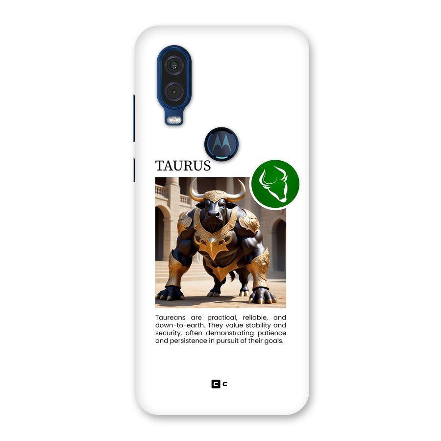 Towering Taurus Back Case for Motorola One Vision
