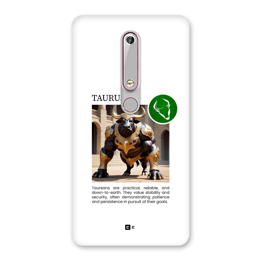 Towering Taurus Back Case for Nokia 6.1