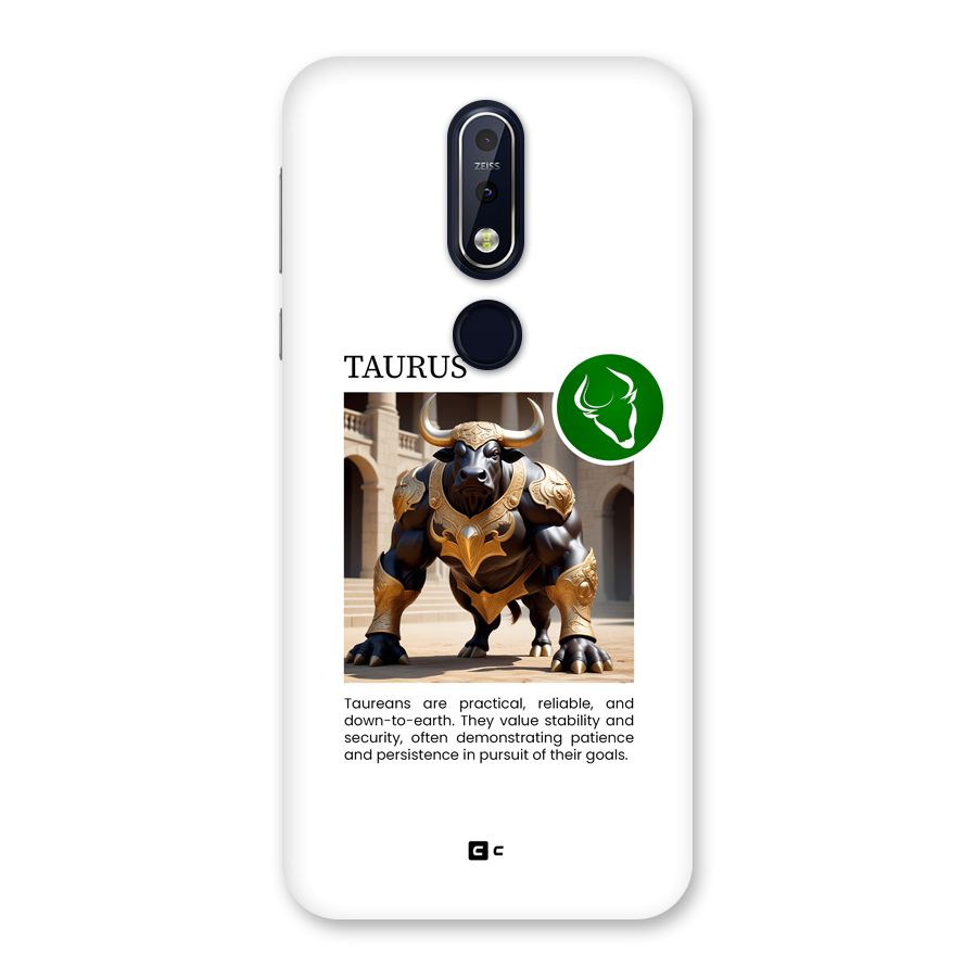 Towering Taurus Back Case for Nokia 7.1