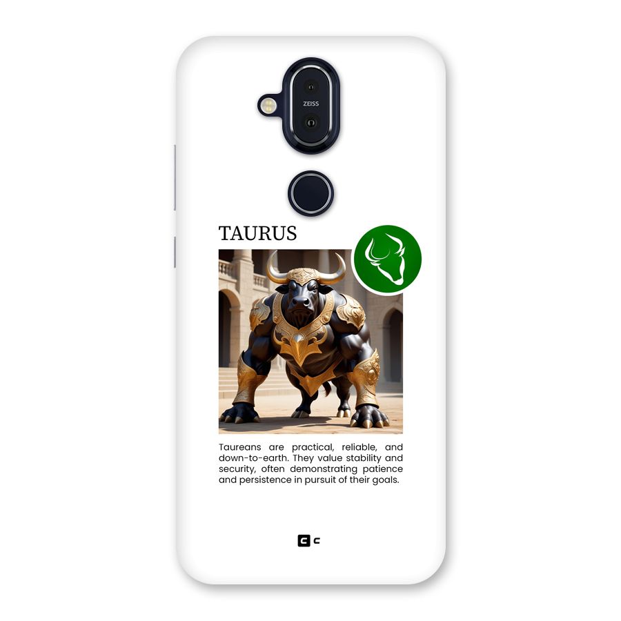 Towering Taurus Back Case for Nokia 8.1