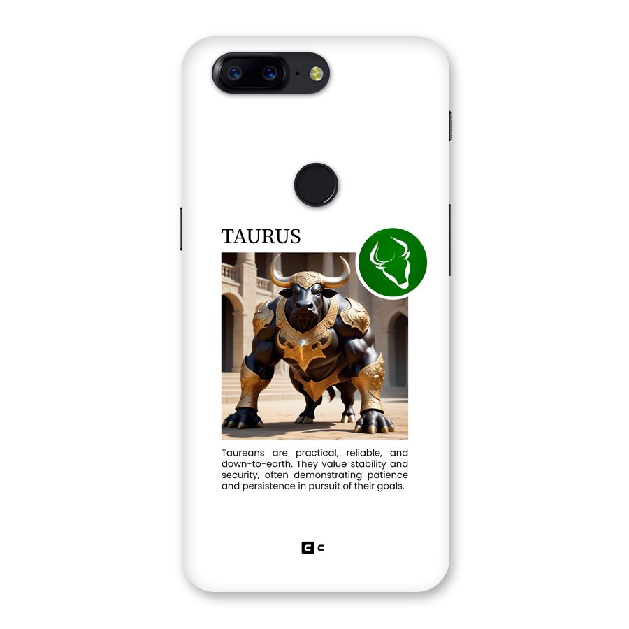 Towering Taurus Back Case for OnePlus 5T