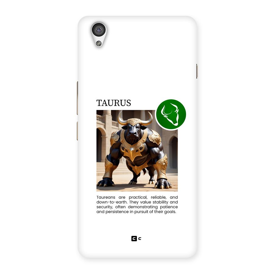 Towering Taurus Back Case for OnePlus X