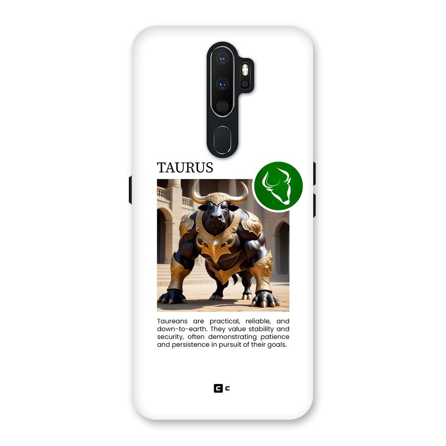 Towering Taurus Back Case for Oppo A5 (2020)