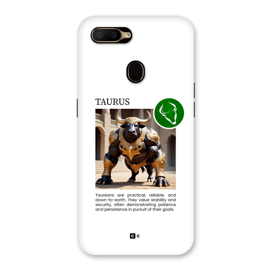 Towering Taurus Back Case for Oppo A5s