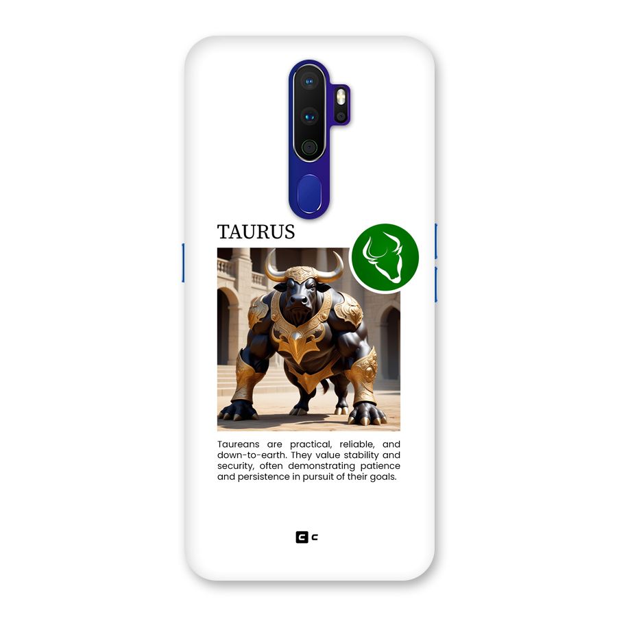 Towering Taurus Back Case for Oppo A9 (2020)