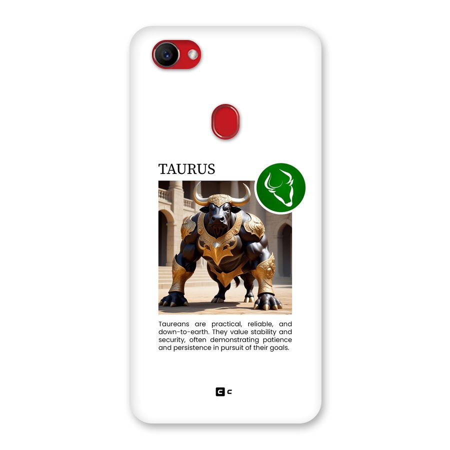 Towering Taurus Back Case for Oppo F7