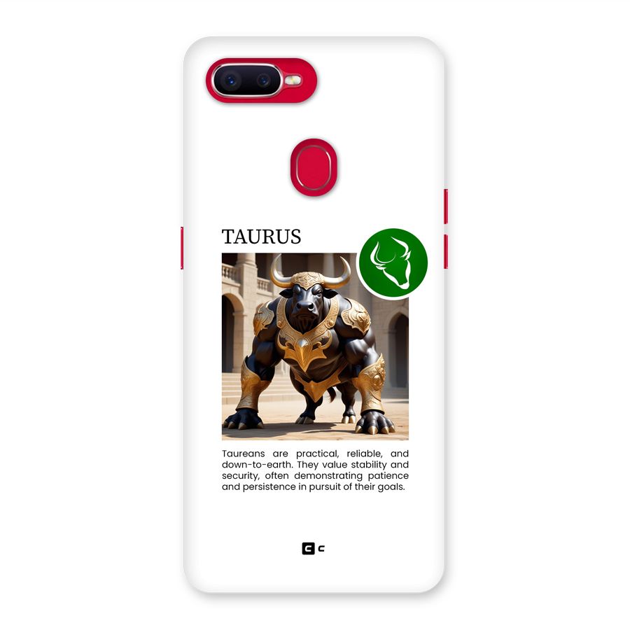Towering Taurus Back Case for Oppo F9 Pro
