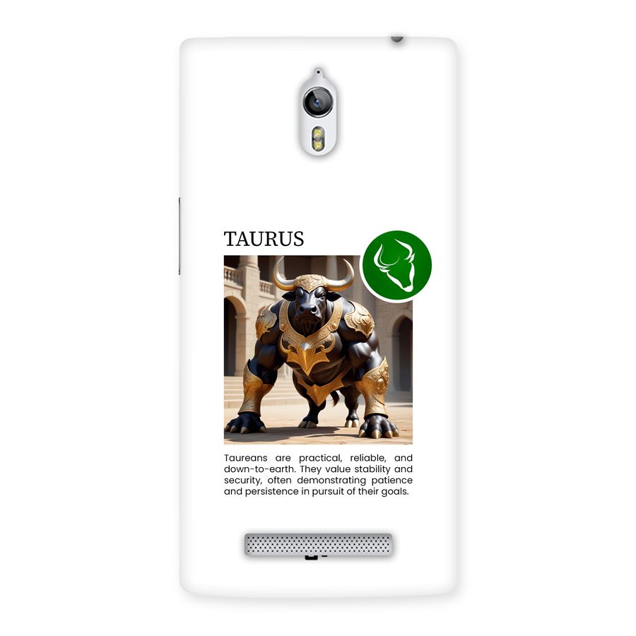 Towering Taurus Back Case for Oppo Find 7