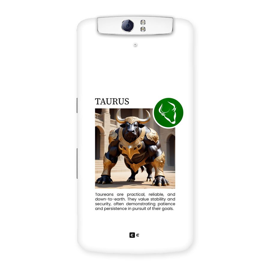 Towering Taurus Back Case for Oppo N1