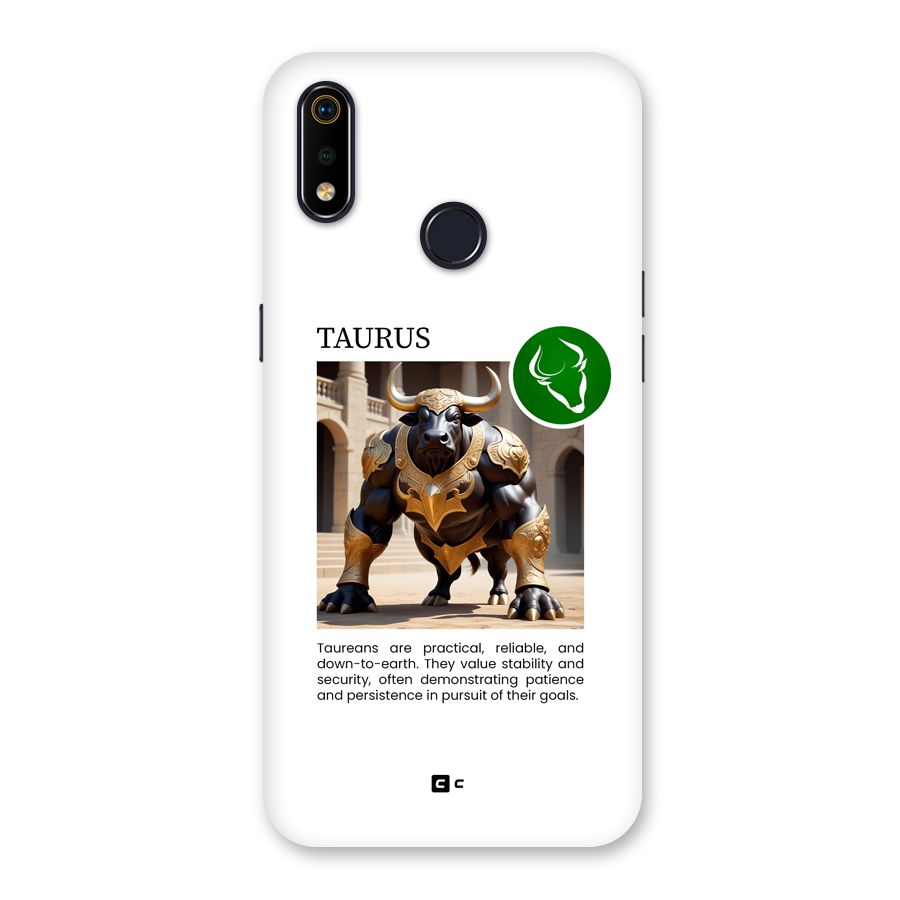 Towering Taurus Back Case for Realme 3i
