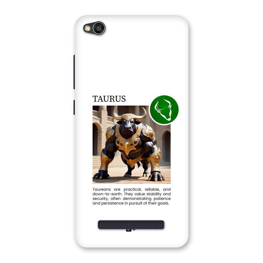 Towering Taurus Back Case for Redmi 4A
