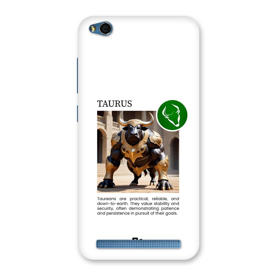 Towering Taurus Back Case for Redmi 5A