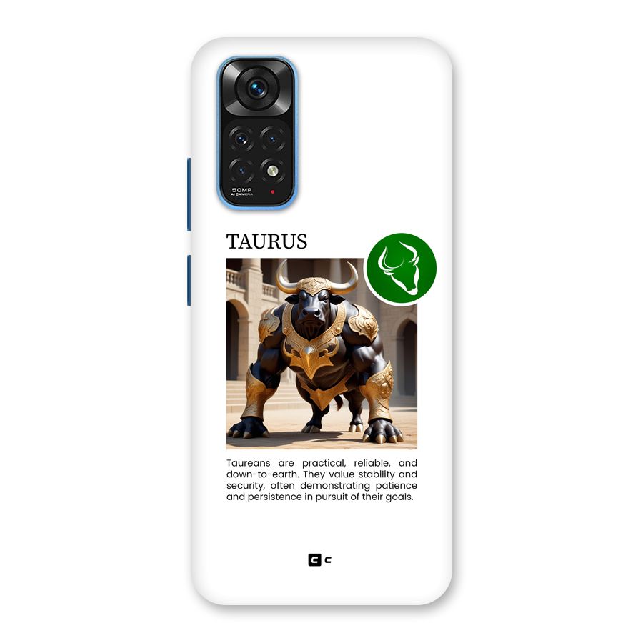 Towering Taurus Back Case for Redmi Note 11S