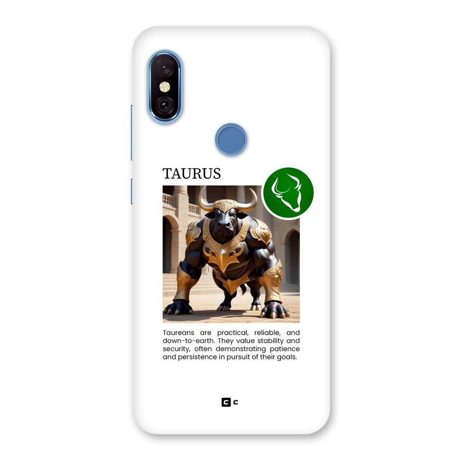 Towering Taurus Back Case for Redmi Note 6 Pro