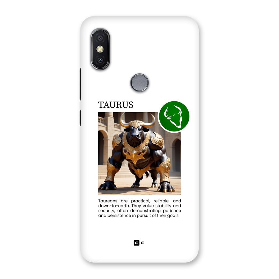 Towering Taurus Back Case for Redmi Y2