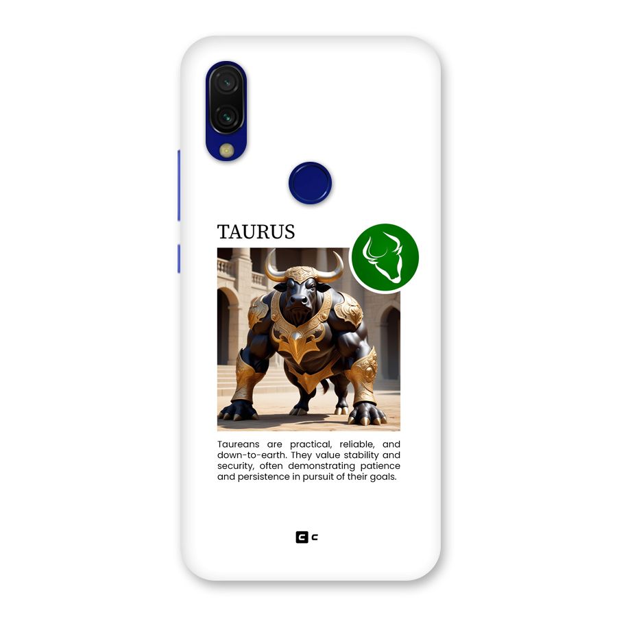 Towering Taurus Back Case for Redmi Y3