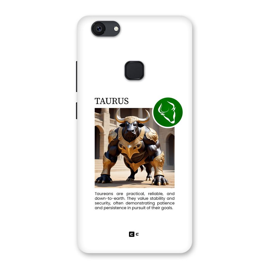 Towering Taurus Back Case for Vivo V7 Plus