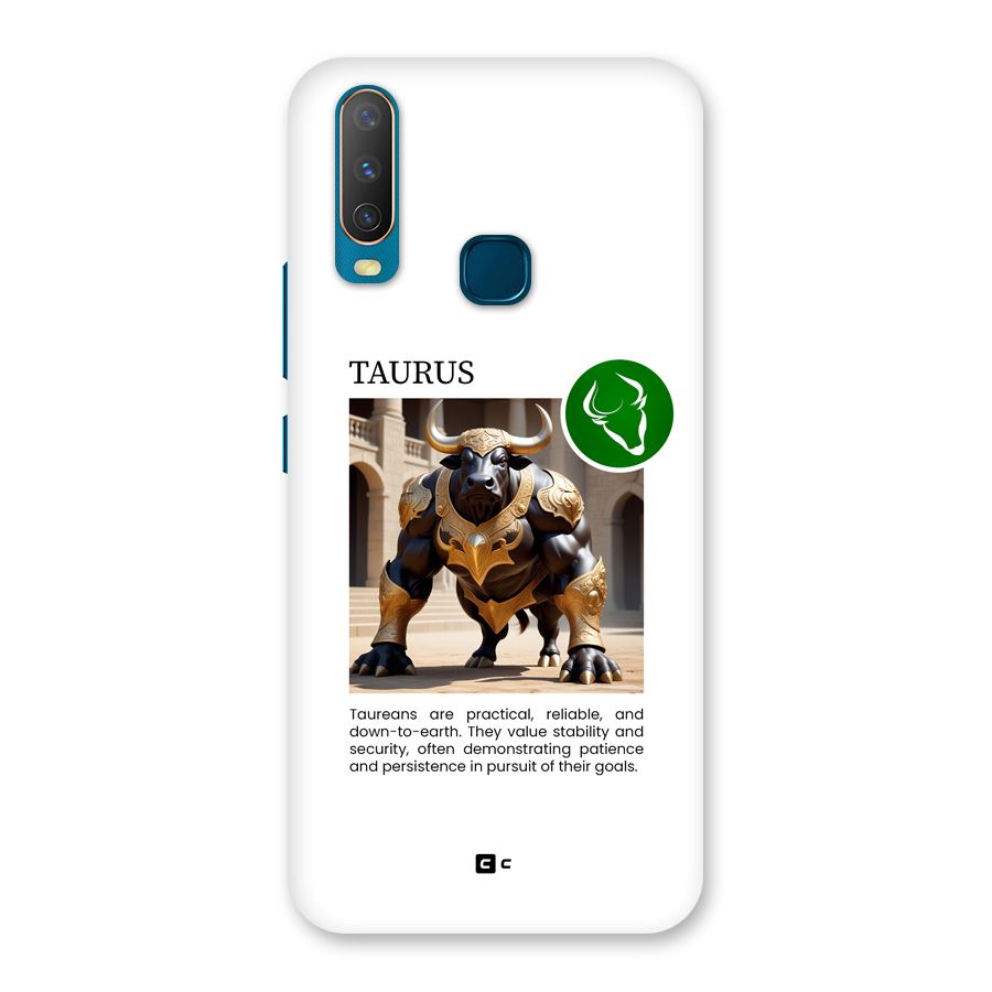 Towering Taurus Back Case for Vivo Y11
