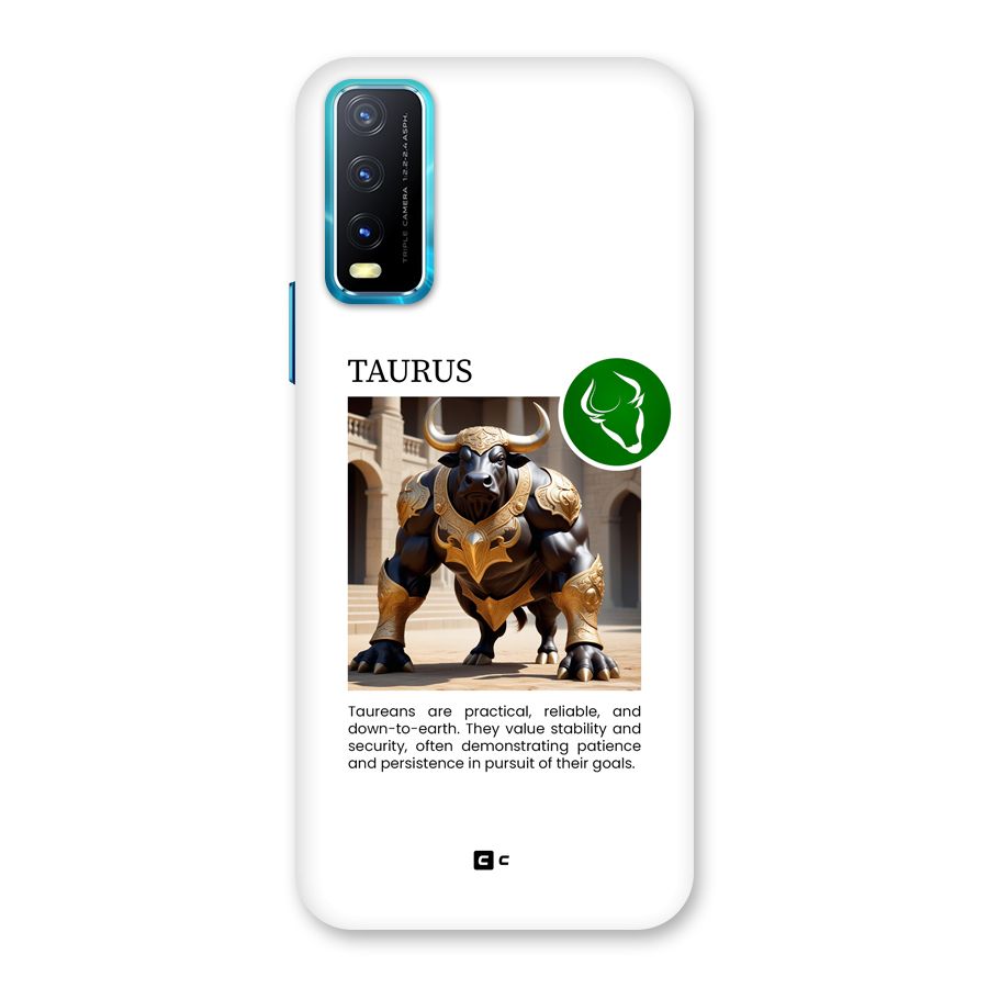 Towering Taurus Back Case for Vivo Y20G