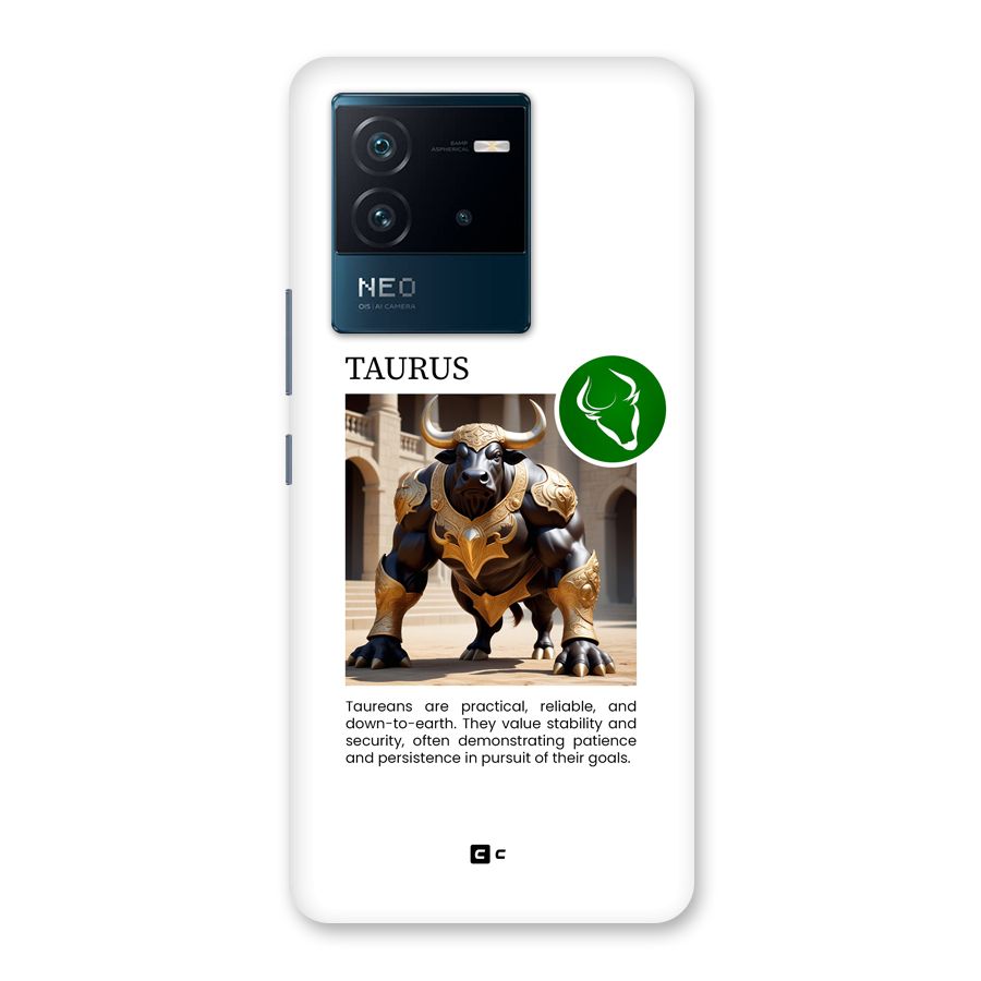 Towering Taurus Back Case for Vivo iQOO Neo 6 5G