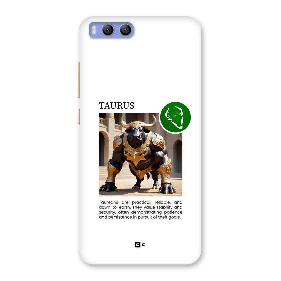 Towering Taurus Back Case for Xiaomi Mi 6