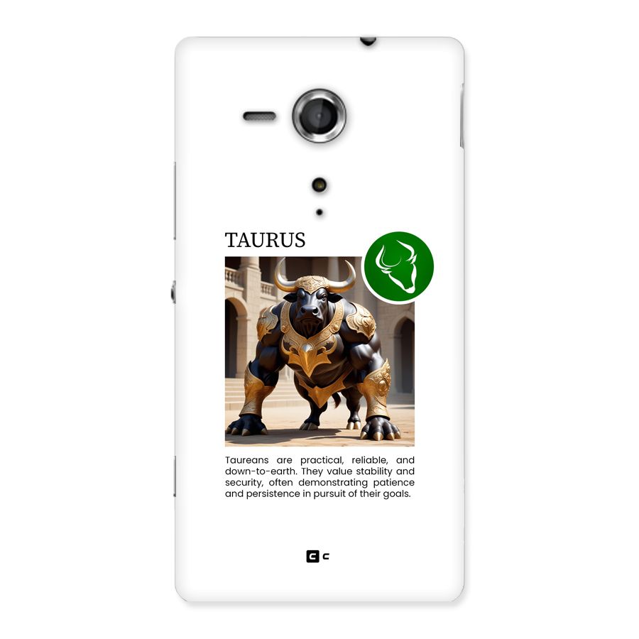 Towering Taurus Back Case for Xperia Sp