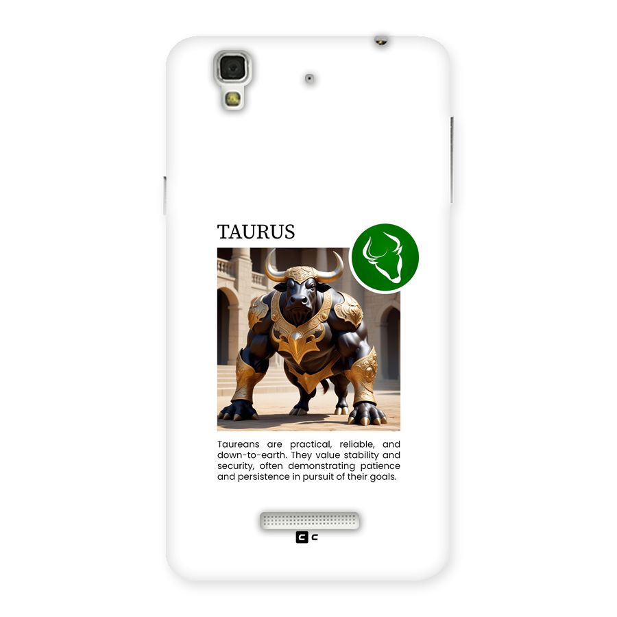 Towering Taurus Back Case for Yureka