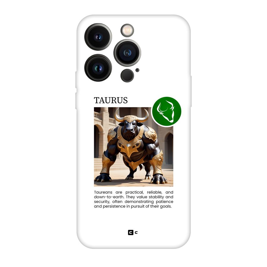 Towering Taurus Back Case for iPhone 14 Pro