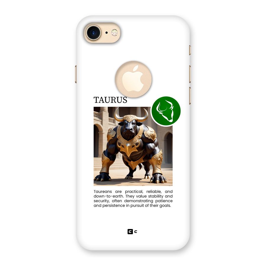 Towering Taurus Back Case for iPhone 7 Logo Cut