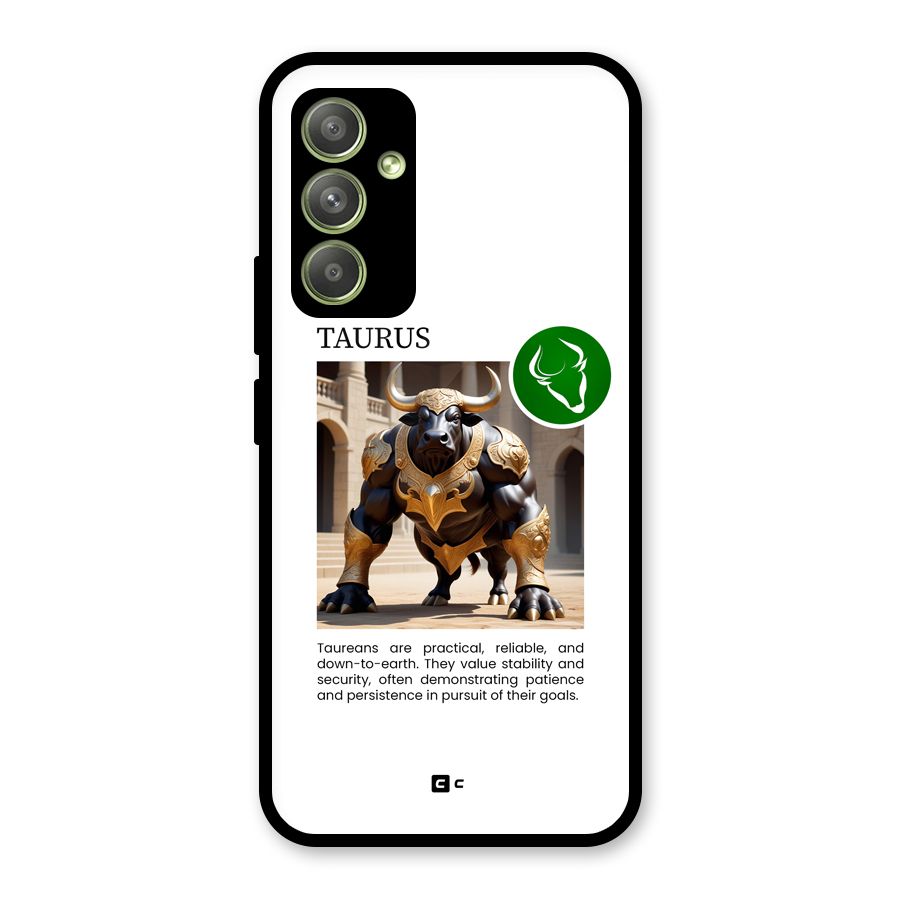 Towering Taurus Glass Back Case for Galaxy A54