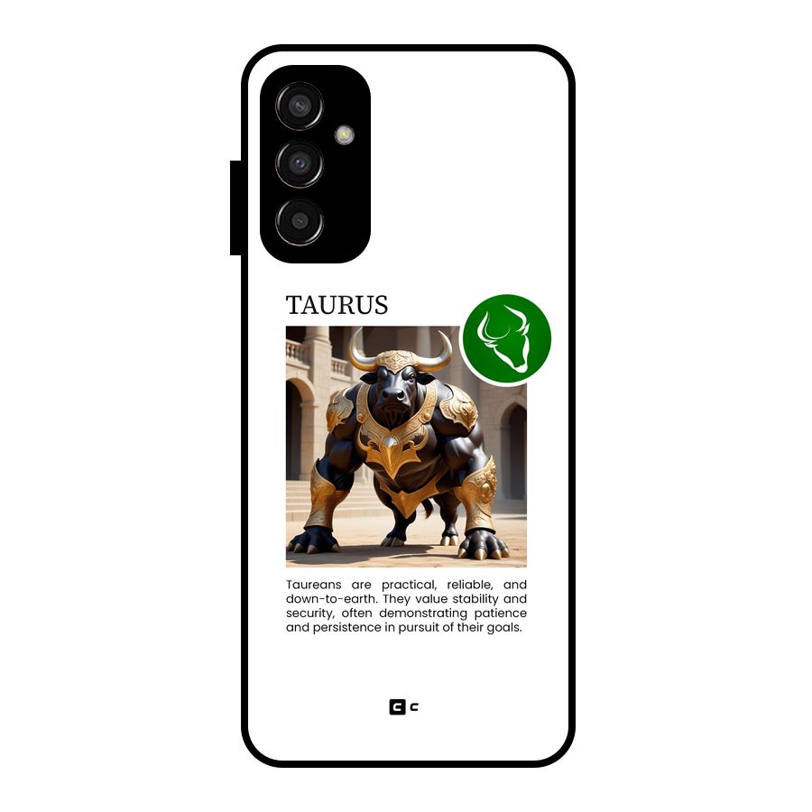 Towering Taurus Glass Back Case for Galaxy F13