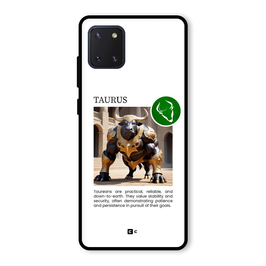 Towering Taurus Glass Back Case for Galaxy Note 10 Lite