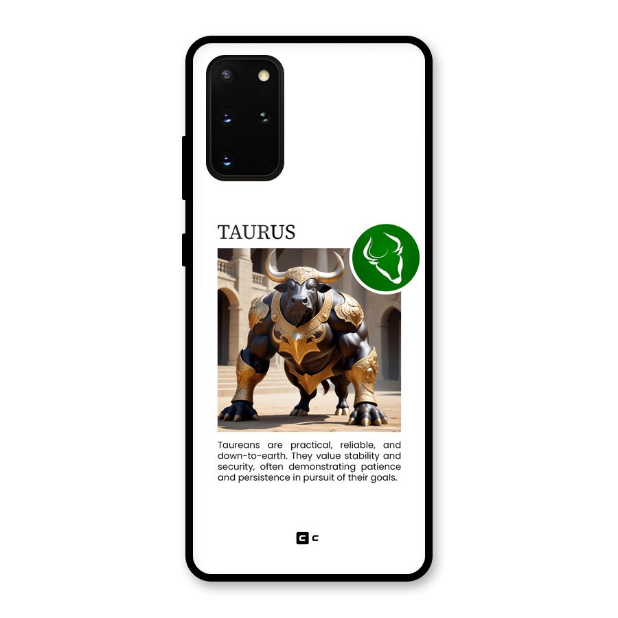 Towering Taurus Glass Back Case for Galaxy S20 Plus