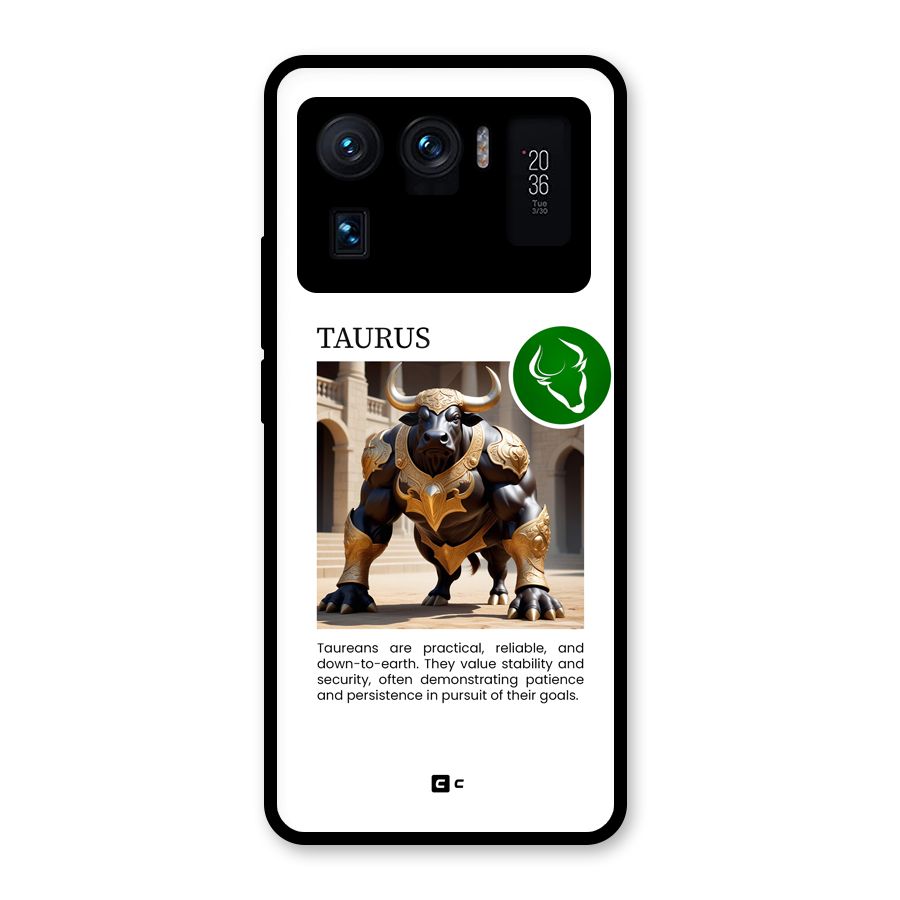Towering Taurus Glass Back Case for Mi 11 Ultra