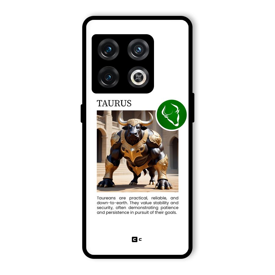 Towering Taurus Glass Back Case for OnePlus 10 Pro 5G