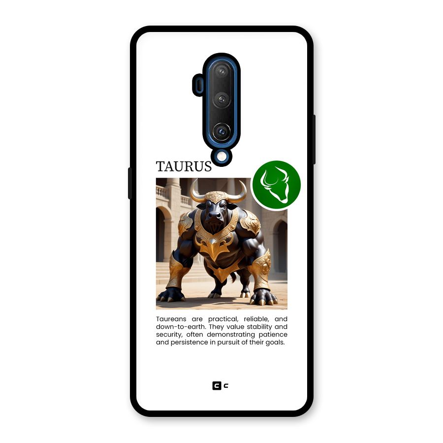 Towering Taurus Glass Back Case for OnePlus 7T Pro