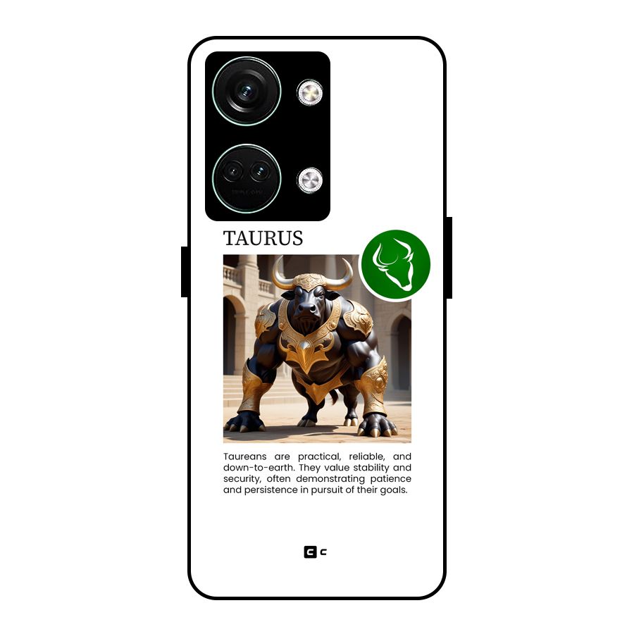 Towering Taurus Glass Back Case for Oneplus Nord 3
